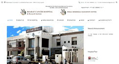 Desktop Screenshot of bharatcancerhospital.com